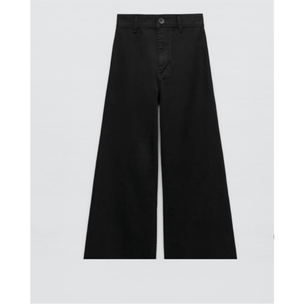 Zara Marine Wide Leg Jeans